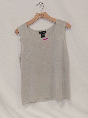 D.F.A New York Silk and Metallic Blouse
